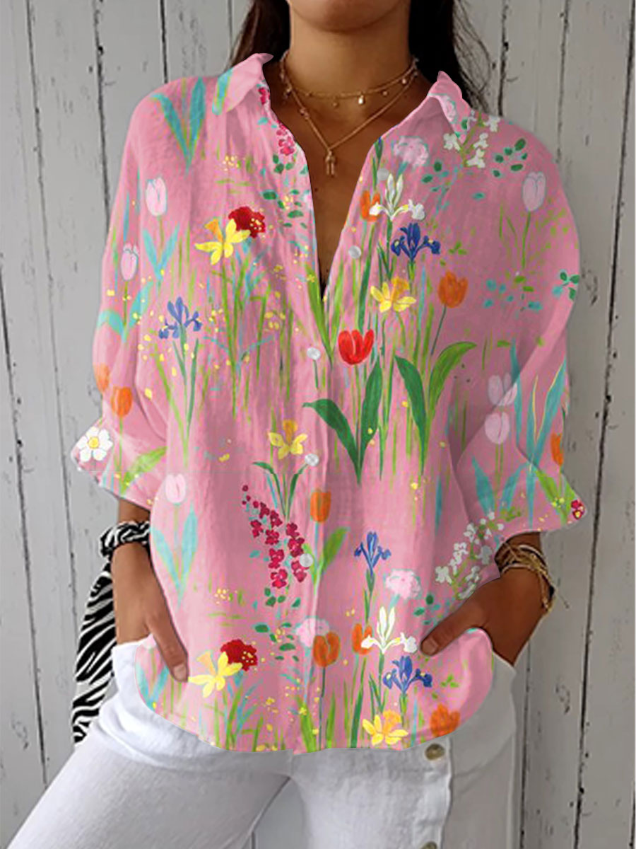 Judith | Elegant Spring Garden Blouse Image