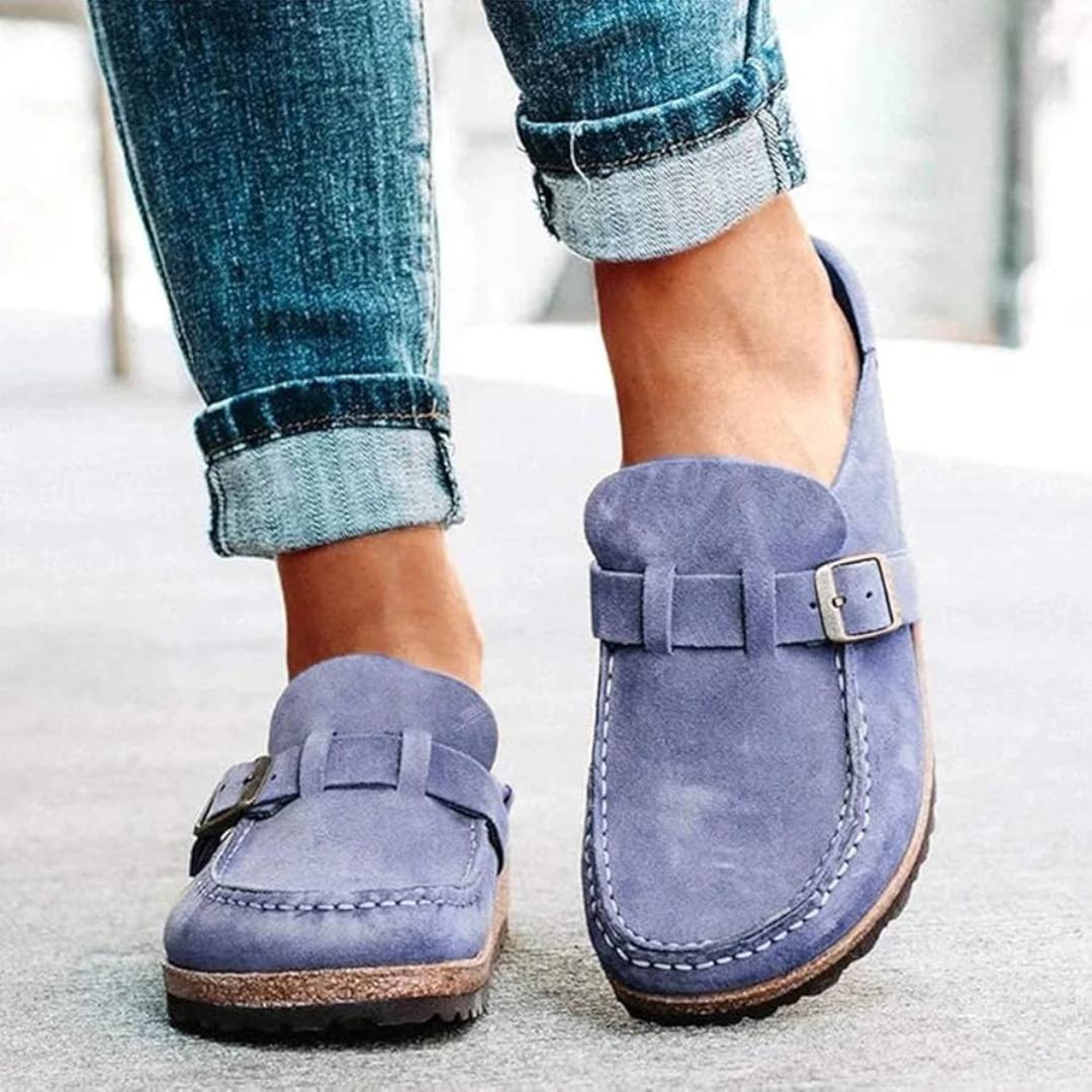 Lauren | Low Heel Buckle Loafers Image