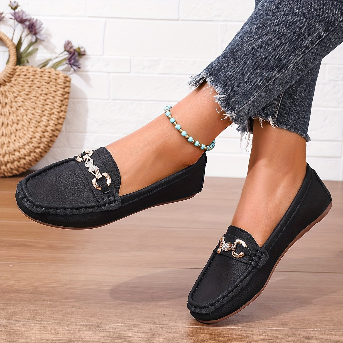 Nora | Elegant Buckle Loafers Image