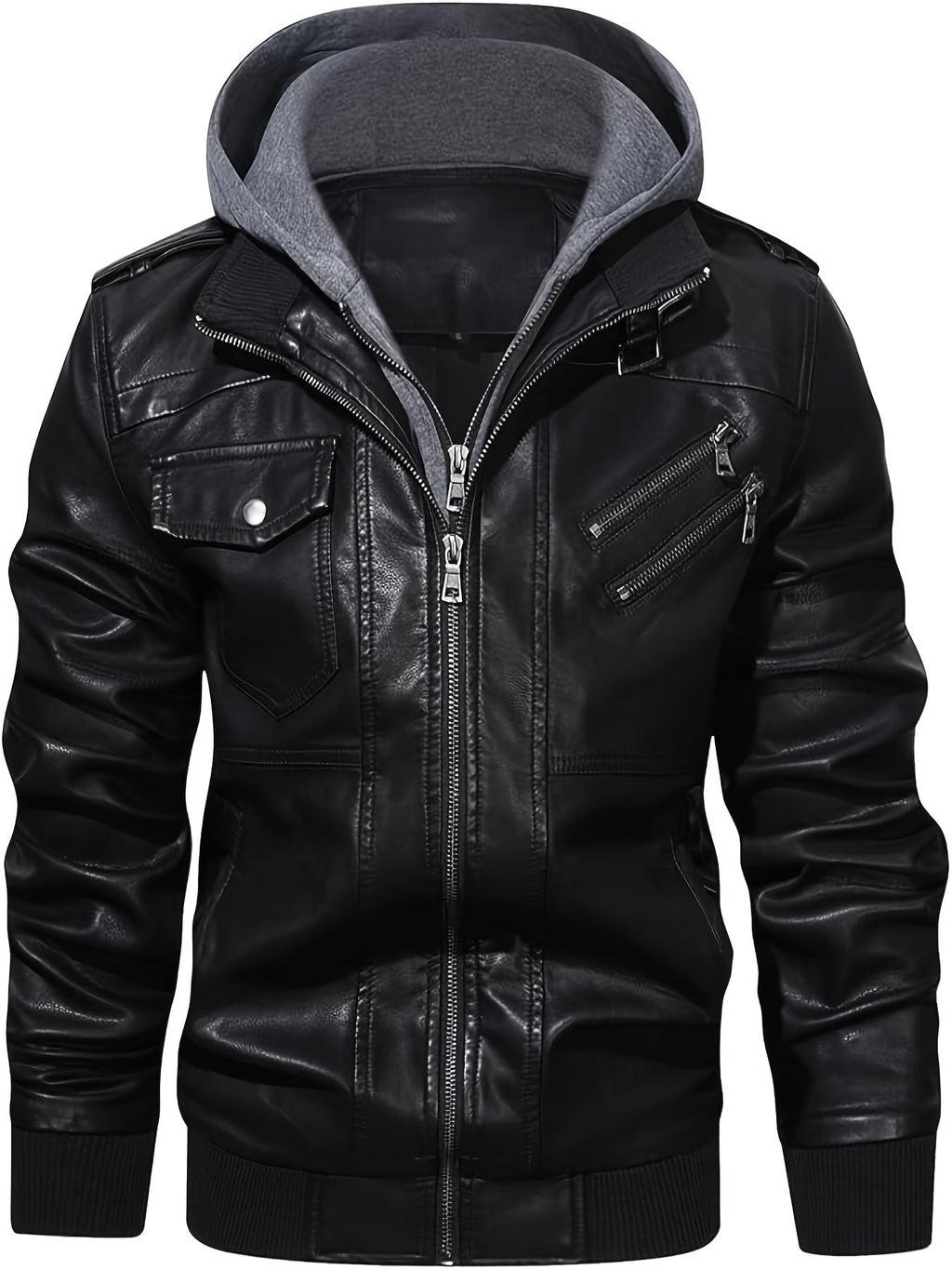 Winston | Hooded Moto Jacket