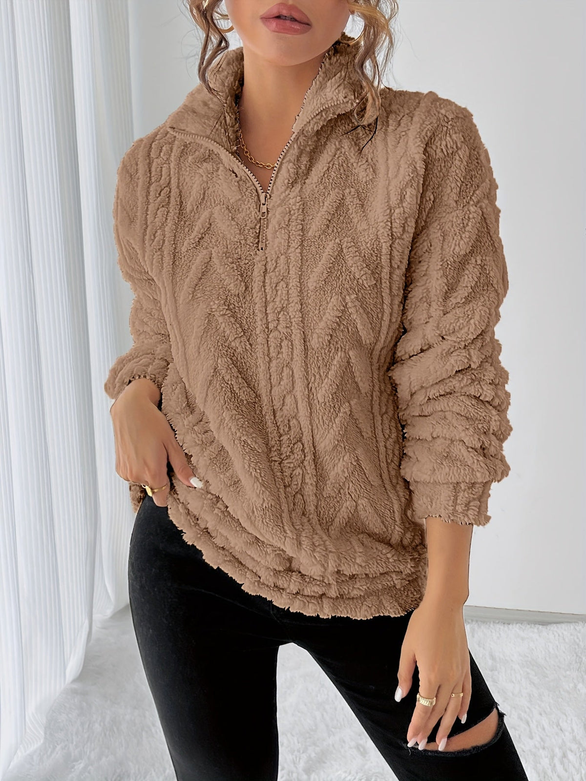Kristen | Cozy Textured Pullover Image
