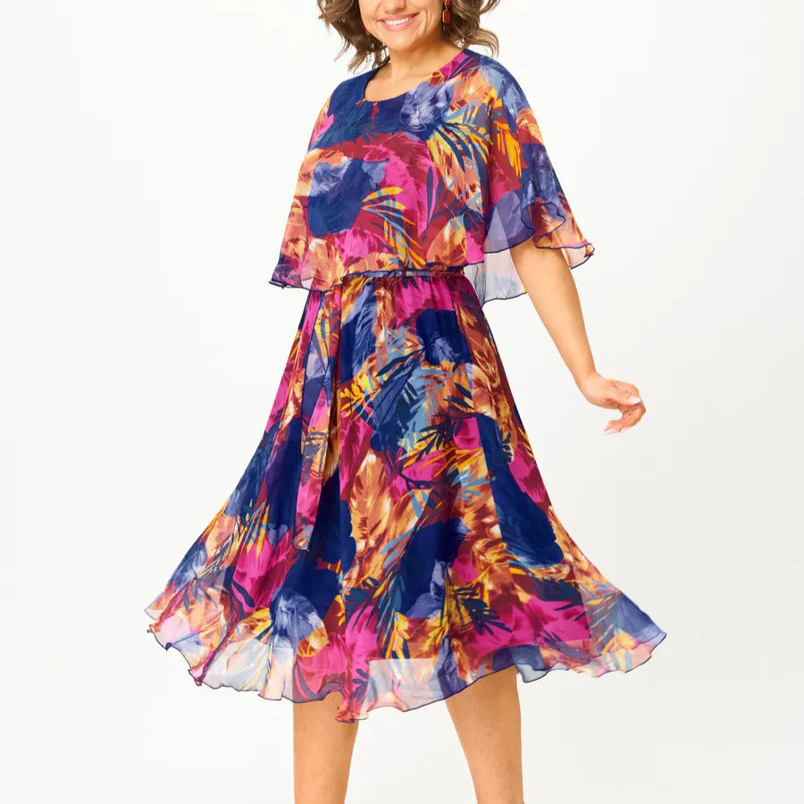 Eileen | Floral Midi Dress Image
