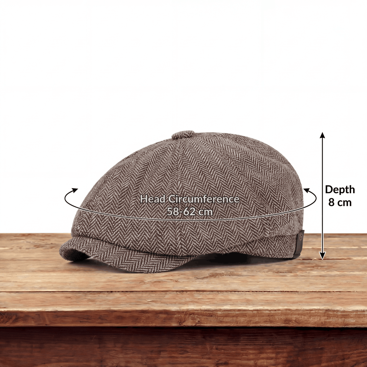 Manuel | Vintage Herringbone Everyday Cap