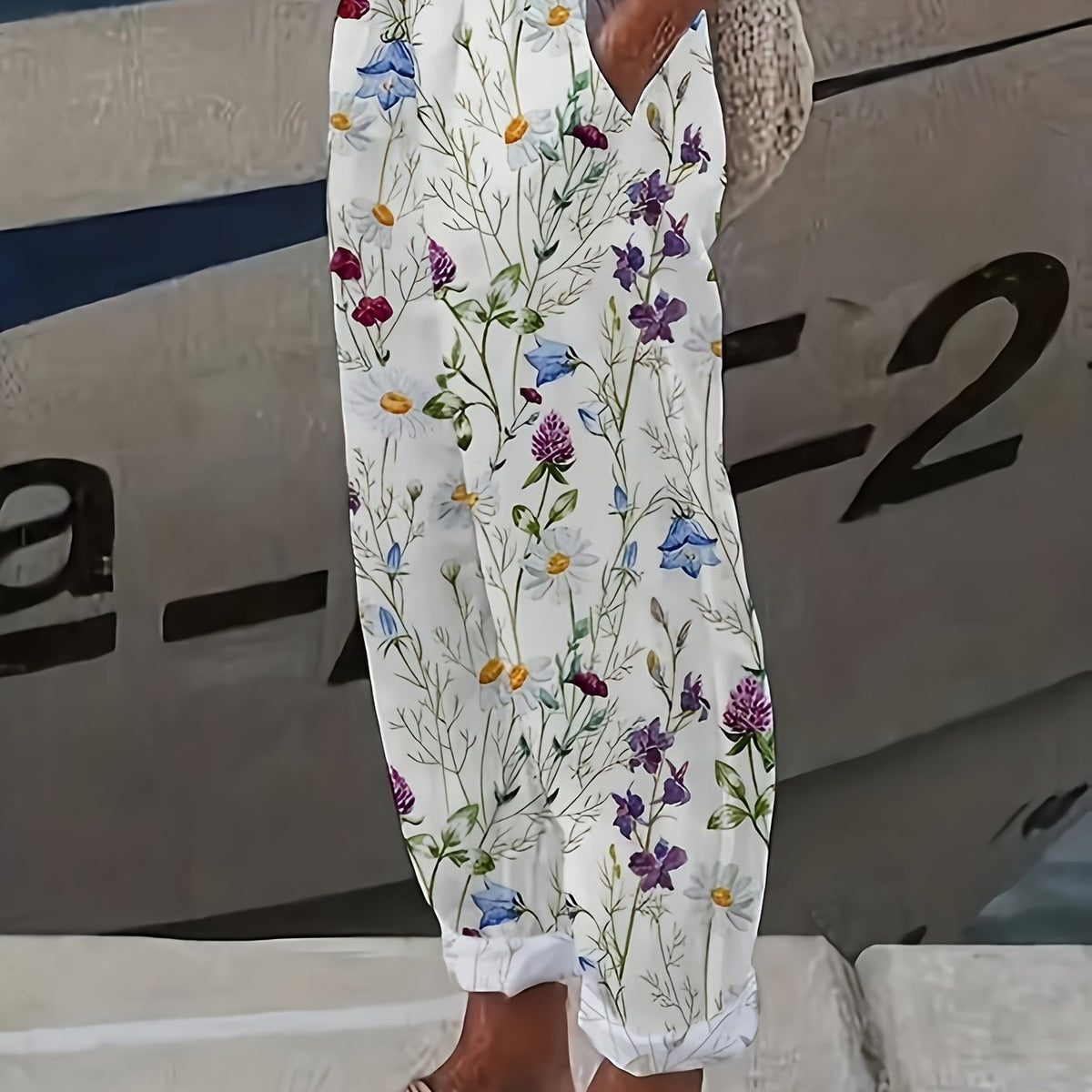 Cecilia | Wildflower Print Tapered Pants Image