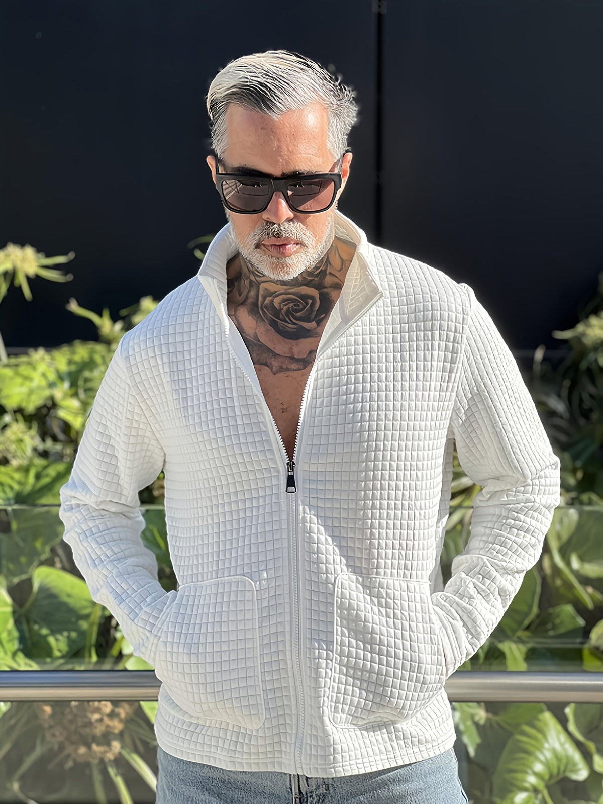Hugo | Textured Zip-Up Jacket Image