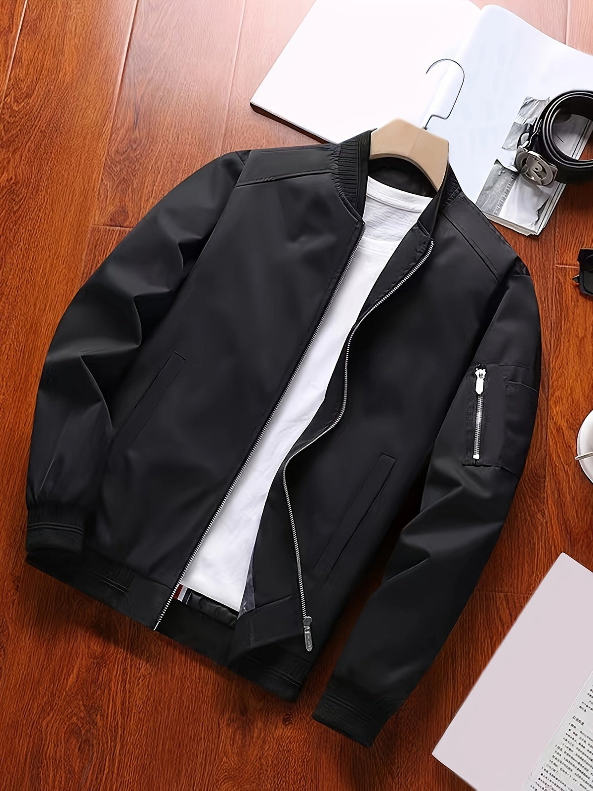 Spencer | Classic Everyday Bomber Jacket Image