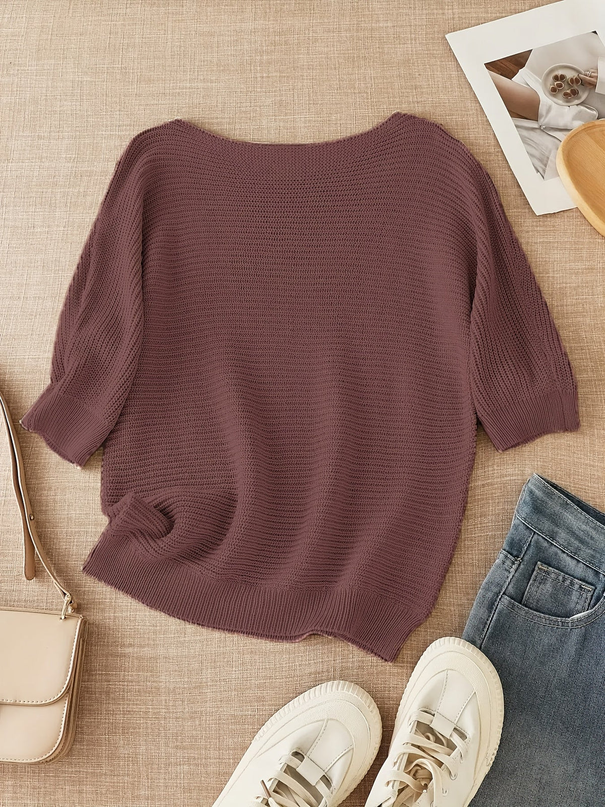 Lena | Relaxed Open-Knit Sweater