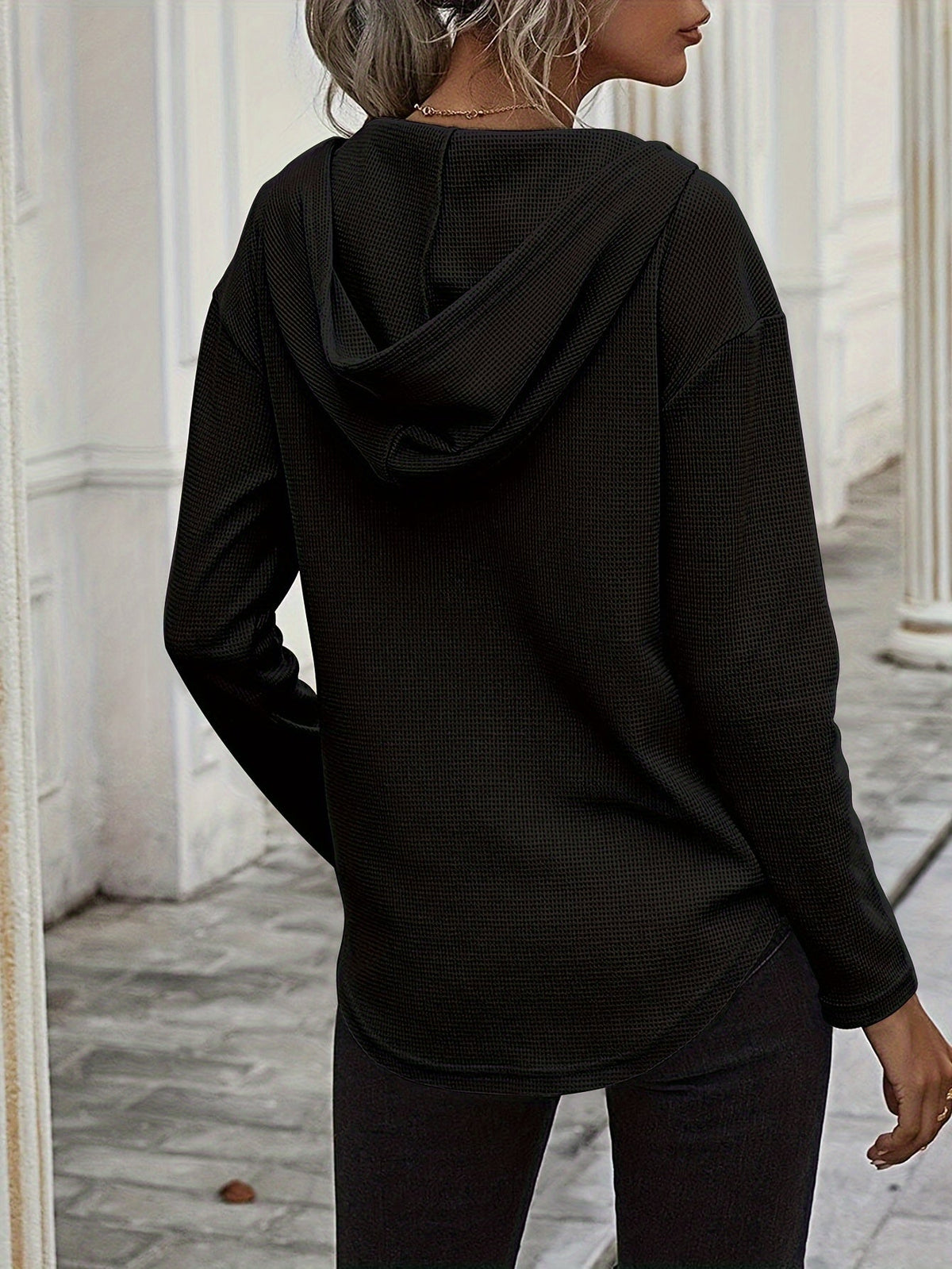 Kendra | Relaxed V-Neck Hoodie