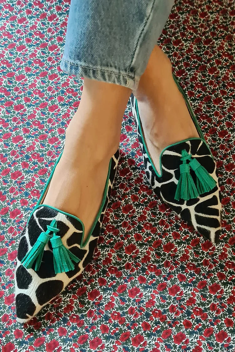 Dakota | Stylish Fringes Pointed Loafer Image