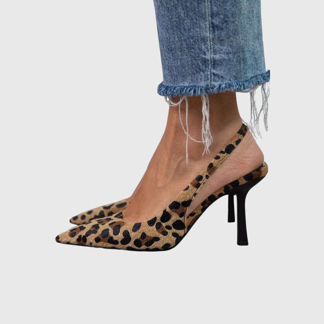Isabriella | Orthopedic Leopard Design Heels Image