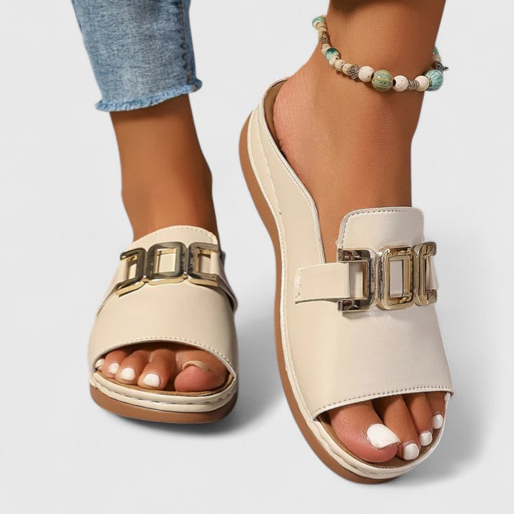 Sienna | Comfortable Orthopedic Buckle Sandal Image