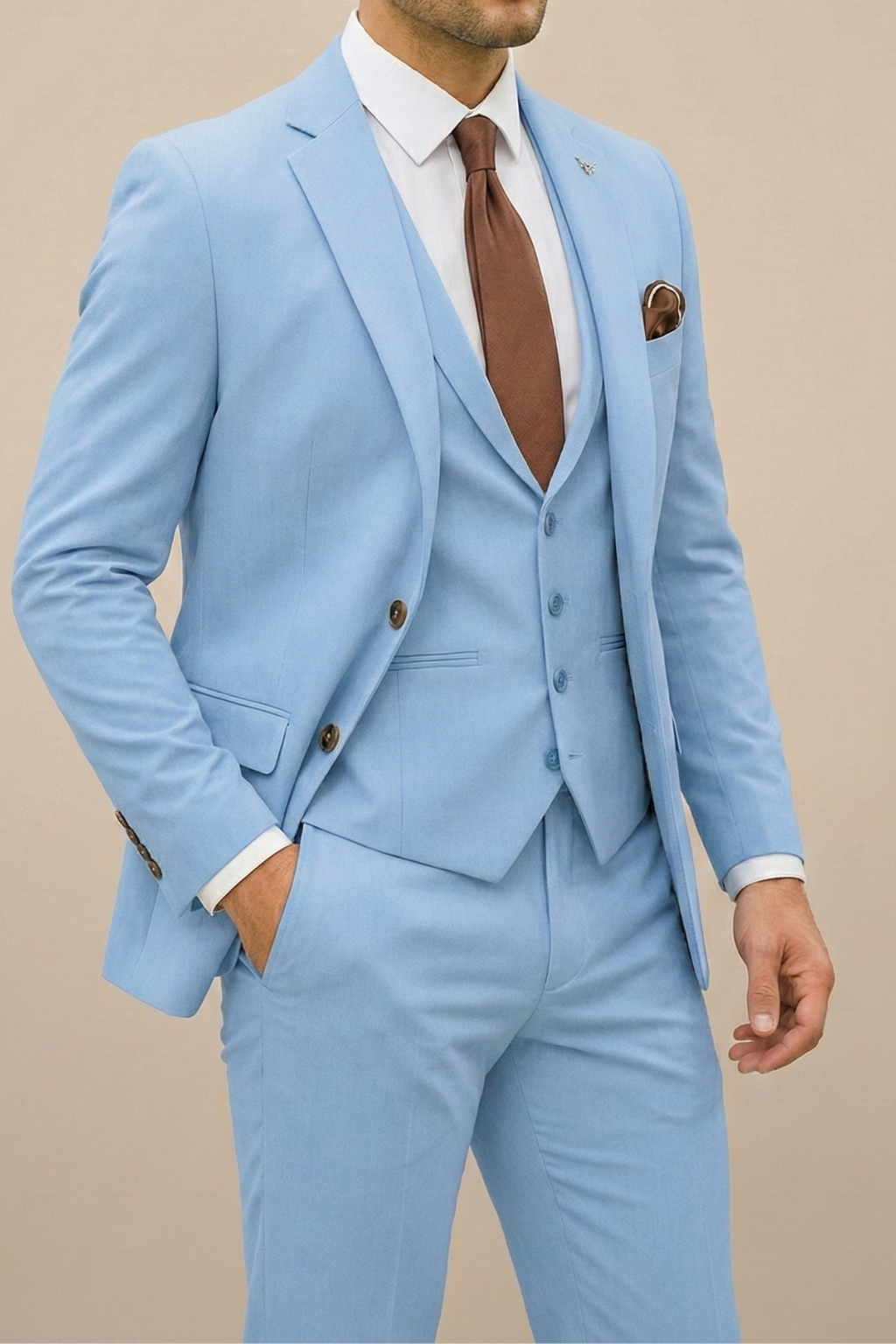 Frederick | Tailored Modern Three Piece Suit Image