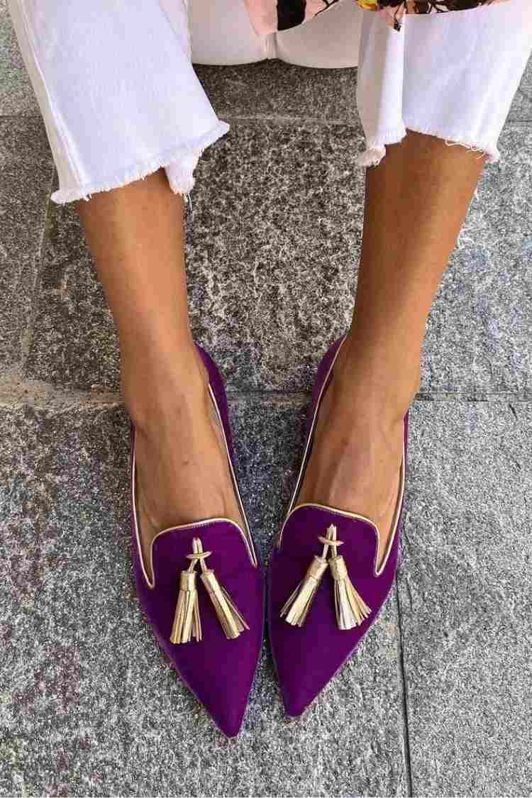 Bailey | Elegant Pointed Tassels Loafer Image