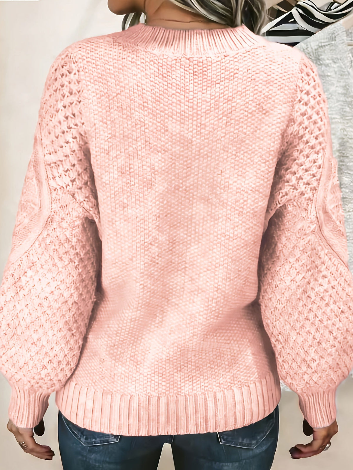 Bonnie | Cozy Lantern-Sleeve Sweater Image