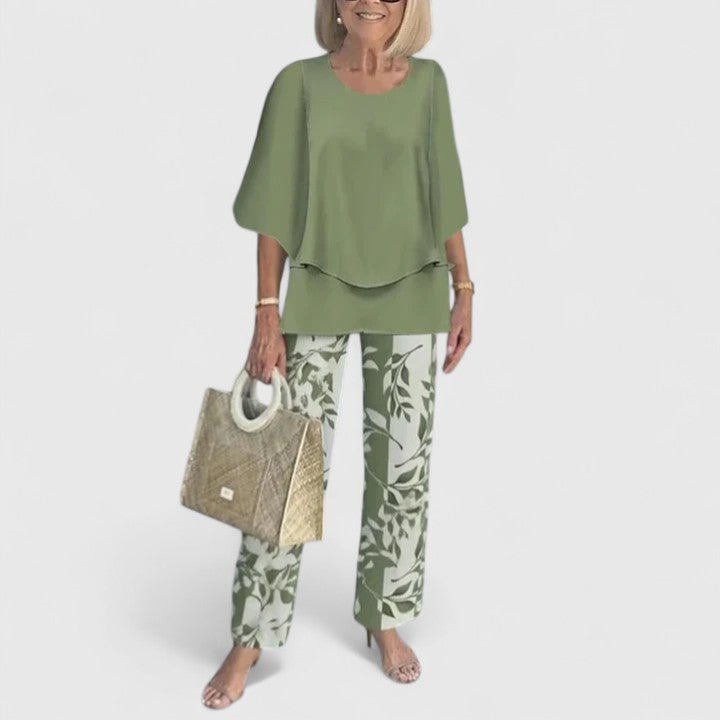 Jennifer | Sophisticated Loose Two-Piece Set Image