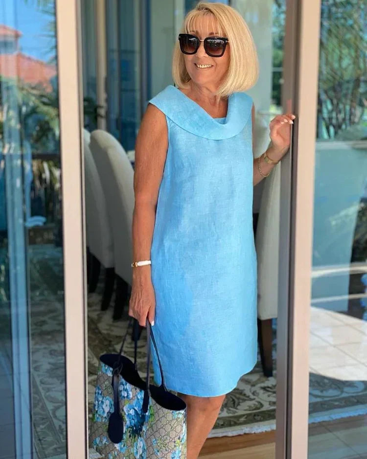 Tonya | Casual Sleeveless Round Neck Dress Image