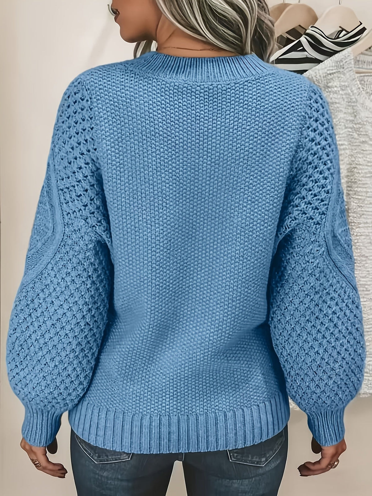 Bonnie | Cozy Lantern-Sleeve Sweater