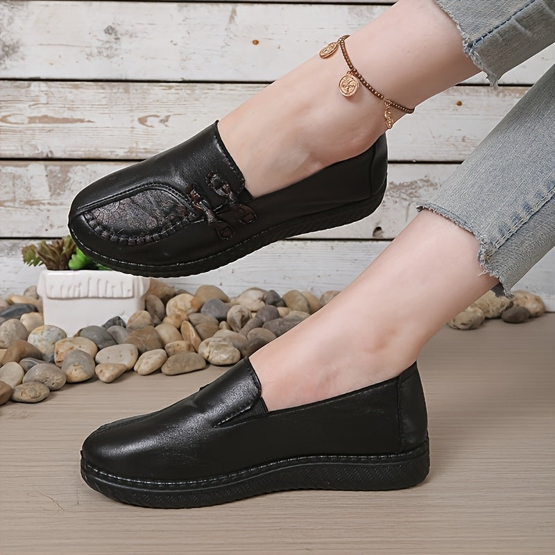 Geraldine | Cushioned Slip-On Loafers Image
