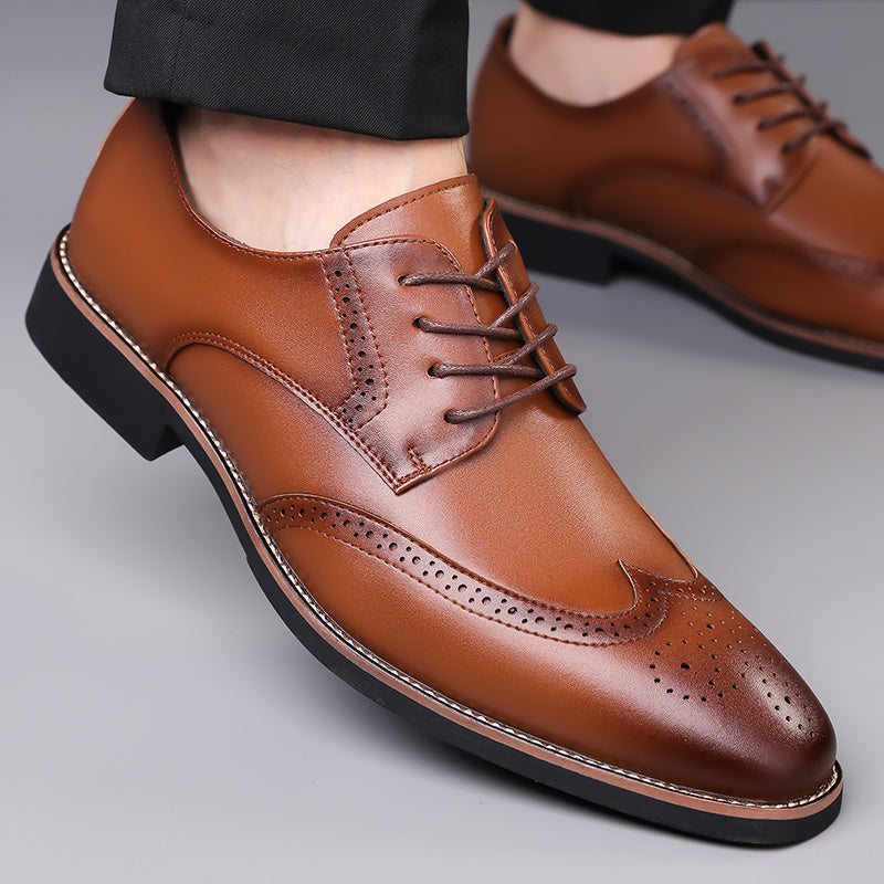 Lionel | Classic Brogue Dress Shoes Image