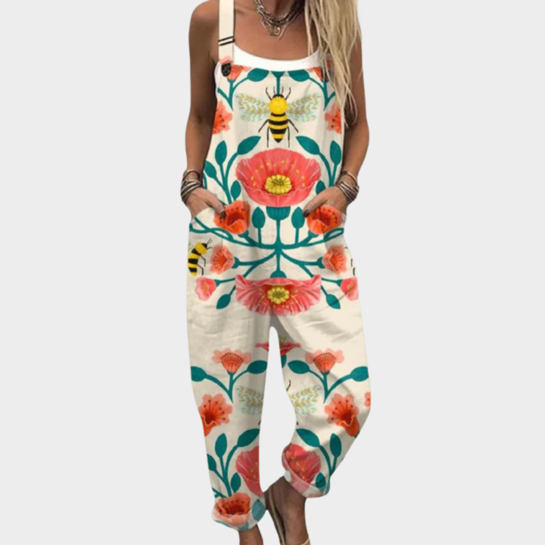 Helen | Comfortable Retro Art Jumpsuit Image