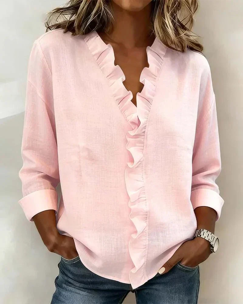 Chloe | Lightweight V-Neck Blouse