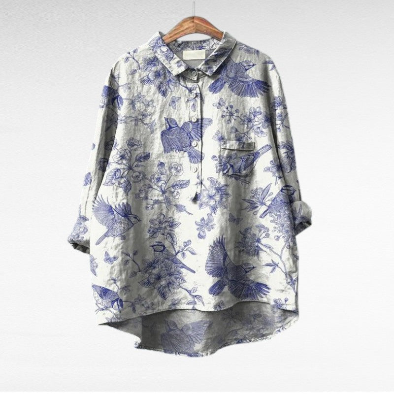 Leslie | Stylish Multicolor Floral Blouse Image