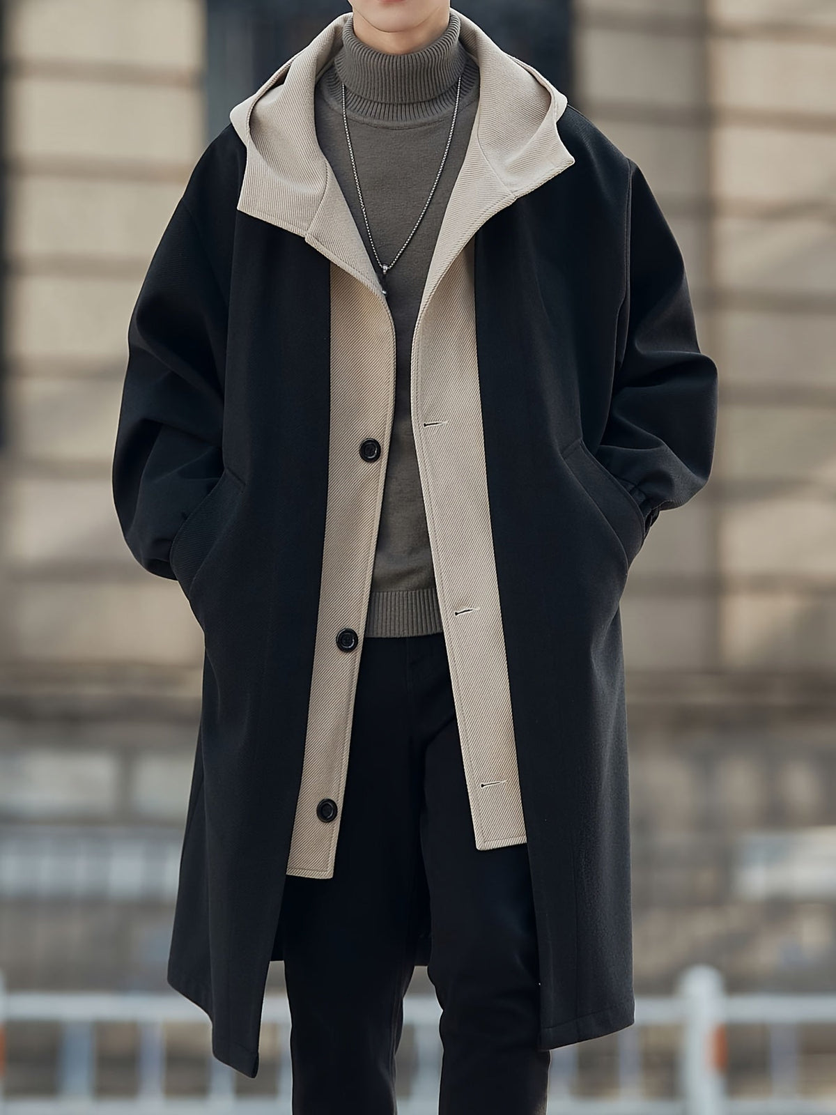 Harrison | Refined Hooded Longline Coat