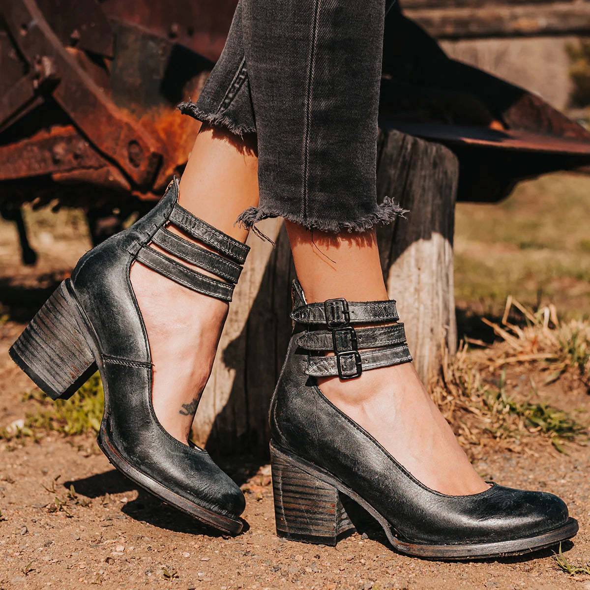 Margaret | Comfortable Classic Strap Heels Image