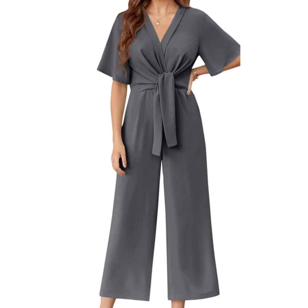 Gabriella | Elegant Summer Tie Knot Jumpsuits Image