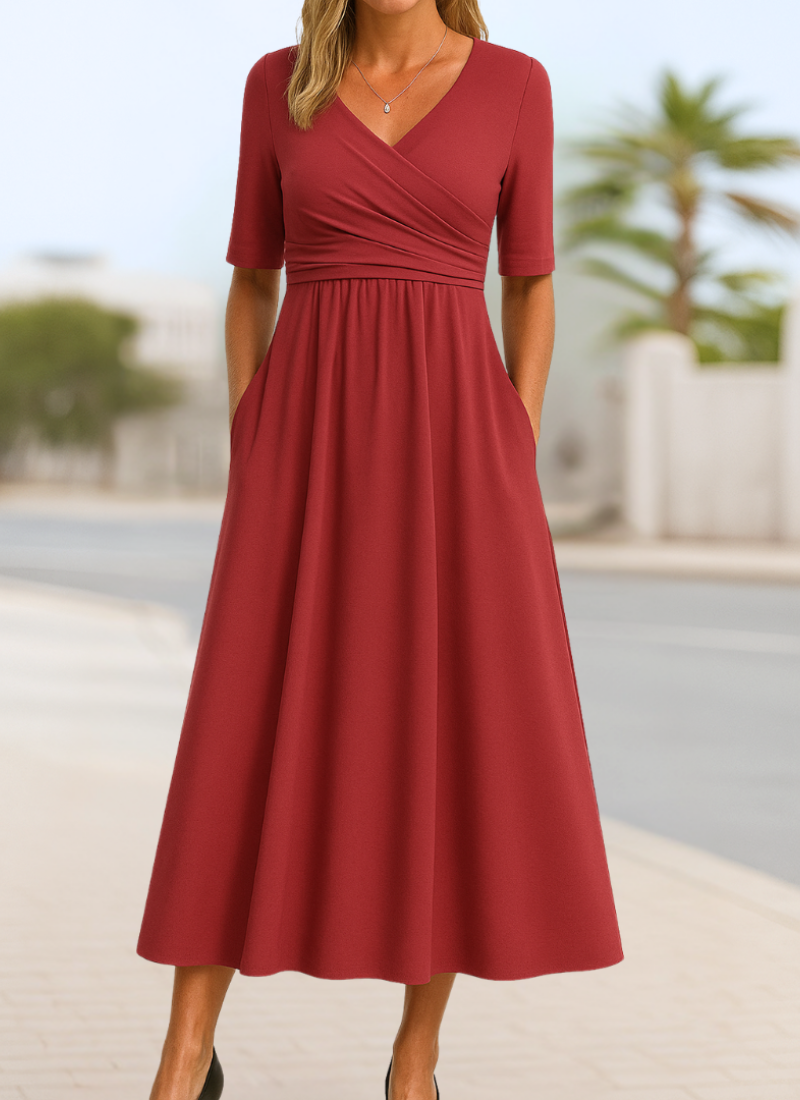 Monic | Stylish Crossover Dress Image