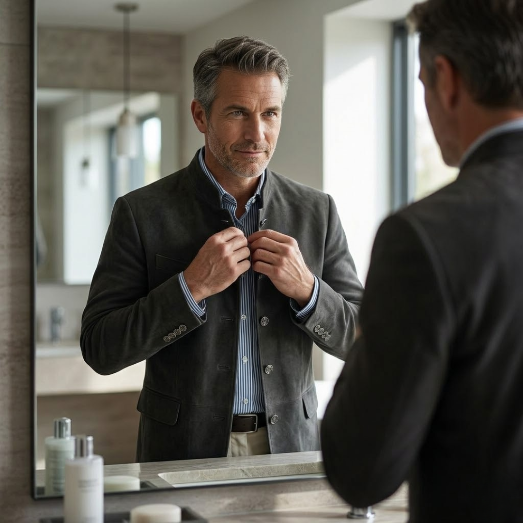 Adrian | Casual Modern Button Cardigan Image