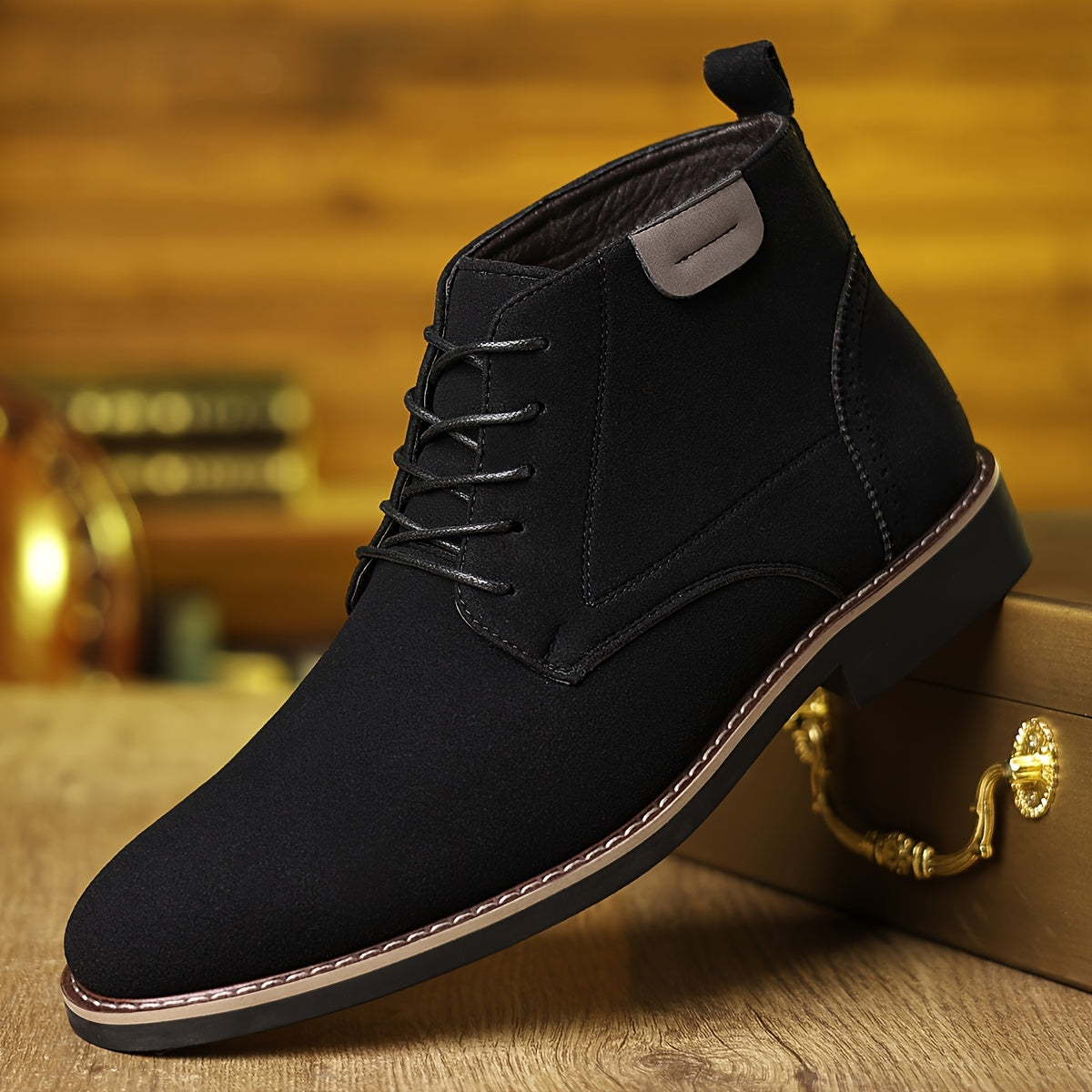 Alden | Refined Lace-Up Ankle Boots