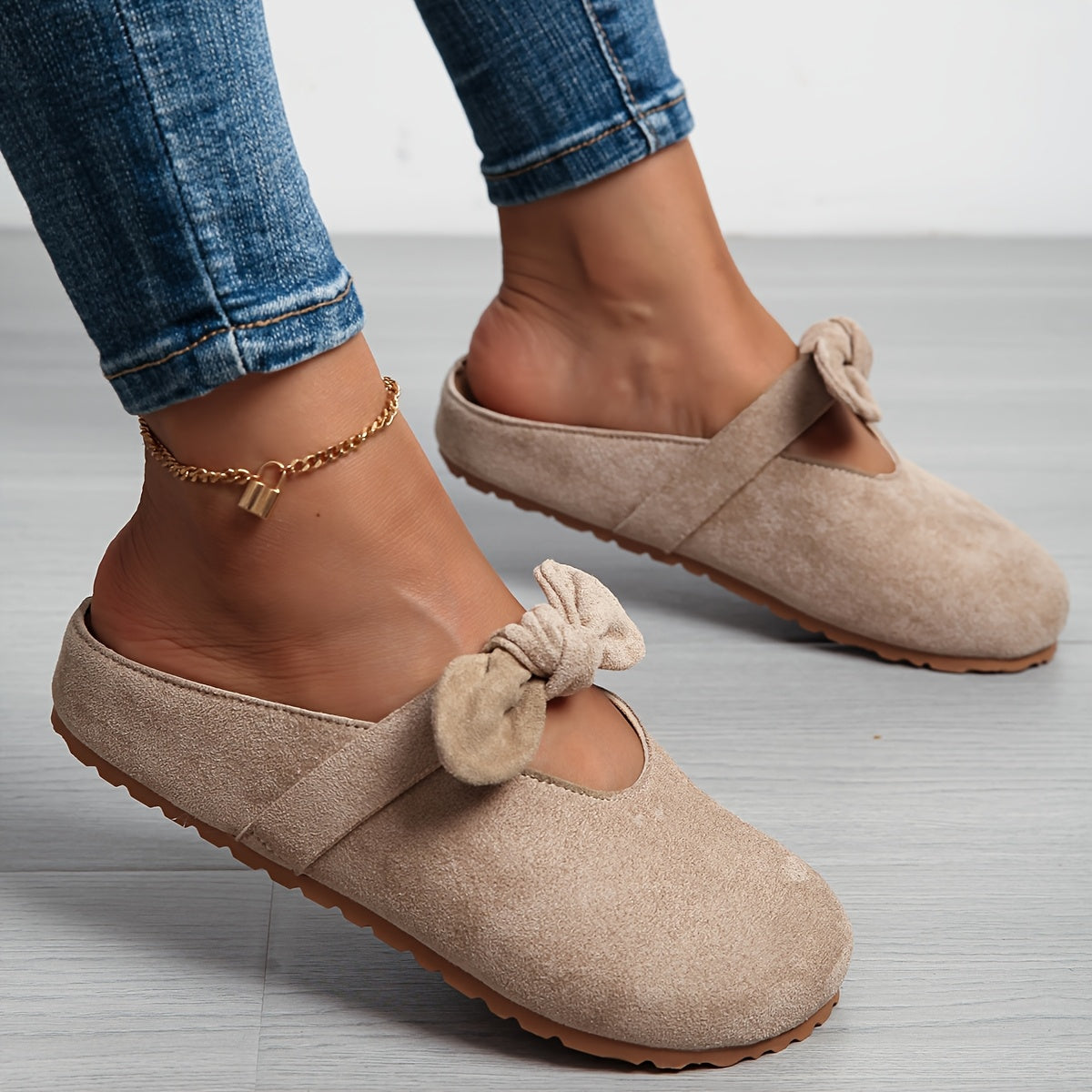 Whitney | Soft Bow Slip-On Mules Image