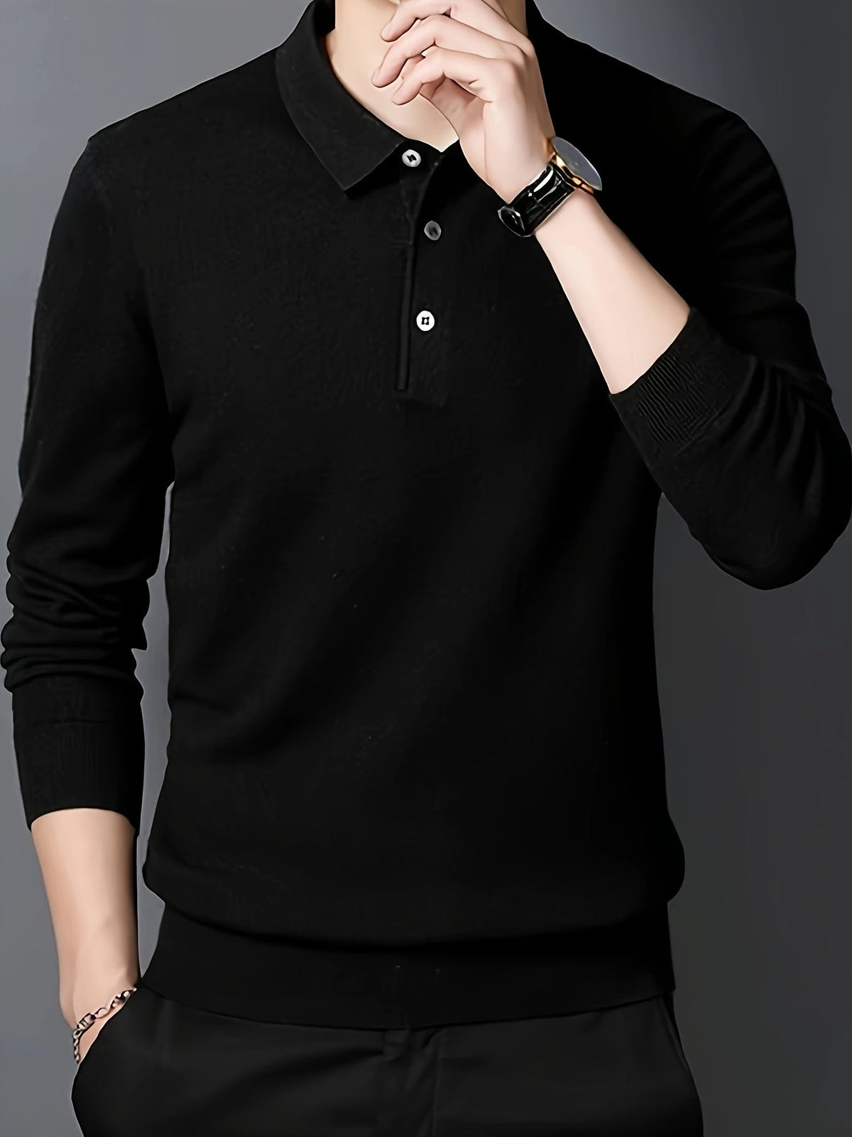 Sebastian | Refined Collared Polo Shirt Image