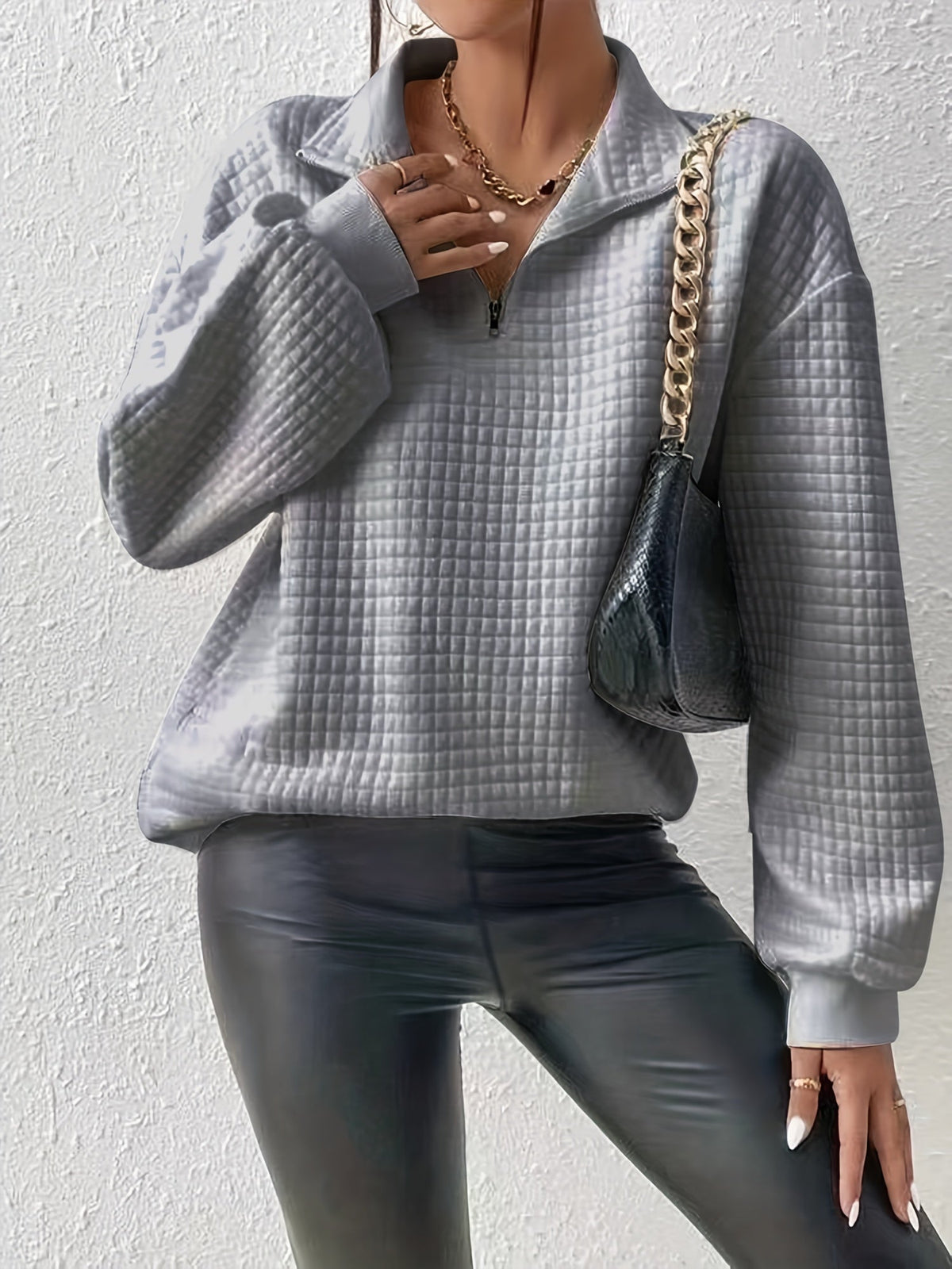 Susanna | Relaxed Quarter-Zip Pullover Image