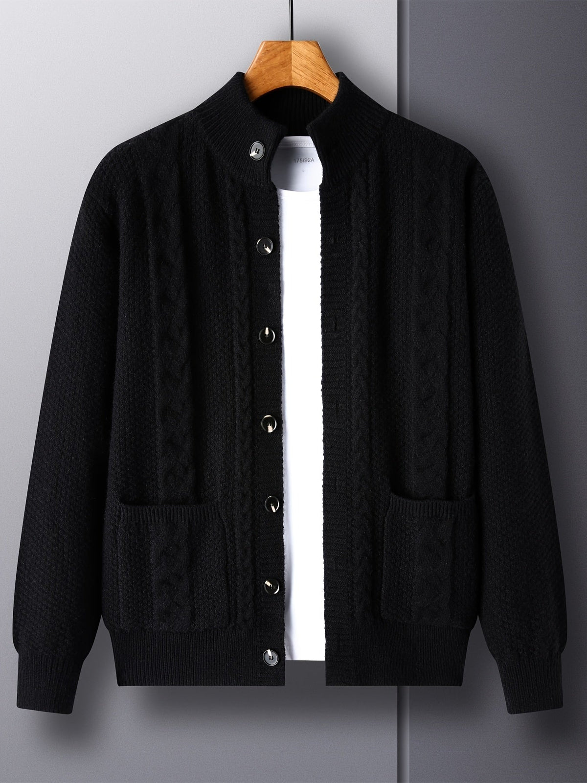Sinclair | Textured Button-Front Cardigan Image