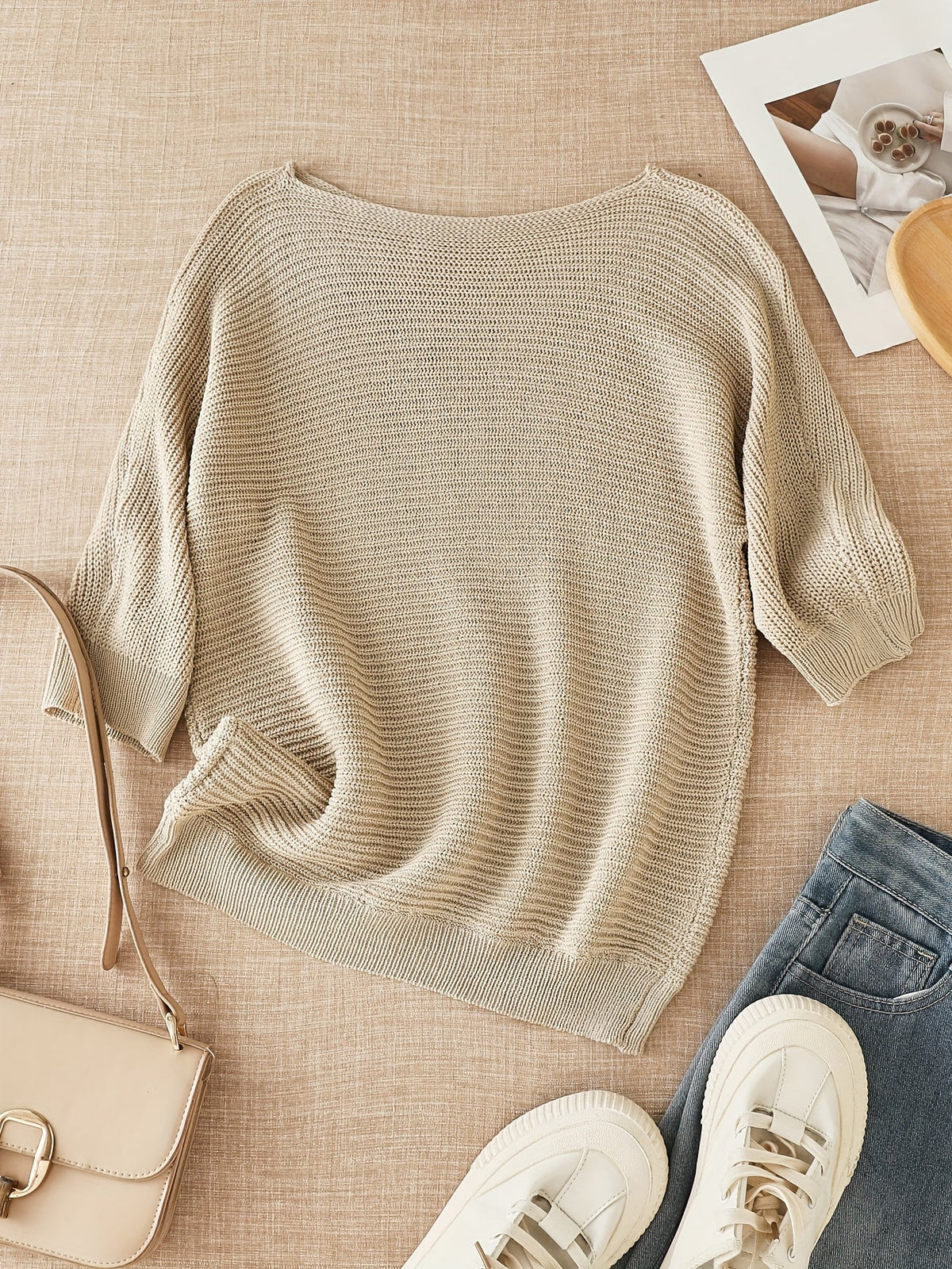 Lena | Relaxed Open-Knit Sweater Image