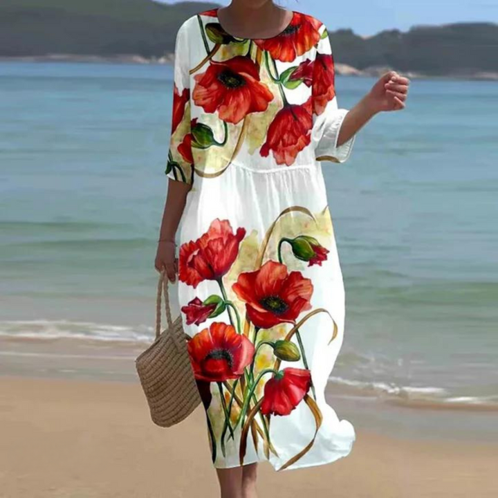 Miranda | Elegant Floral Summer Dress Image