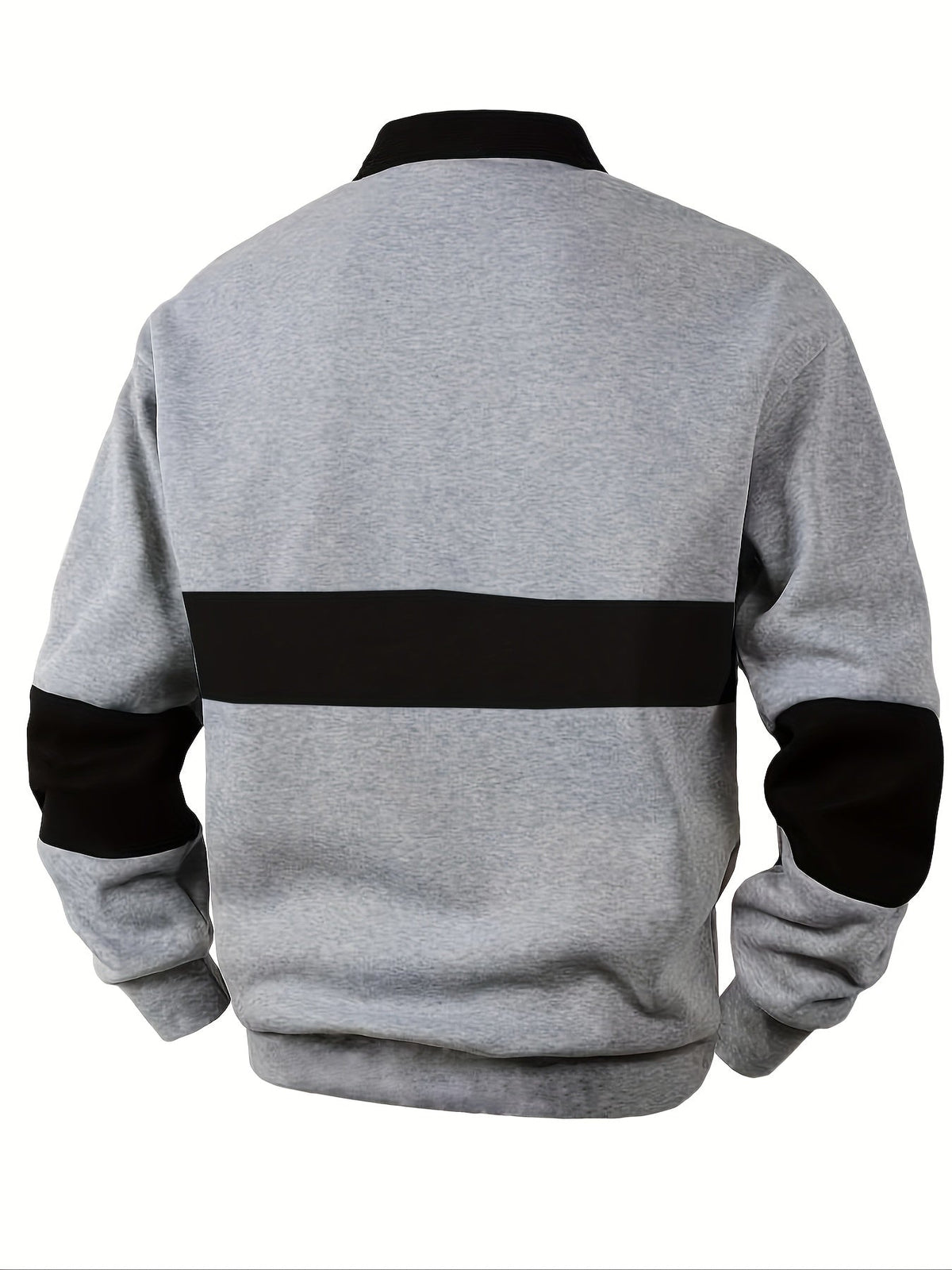 Grayson | Colour-Block Long Sleeve Polo Shirt