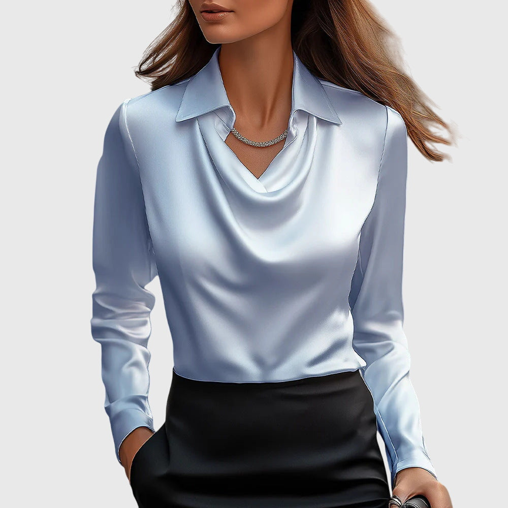 Cordelia | Draped Elegant Blouse Image