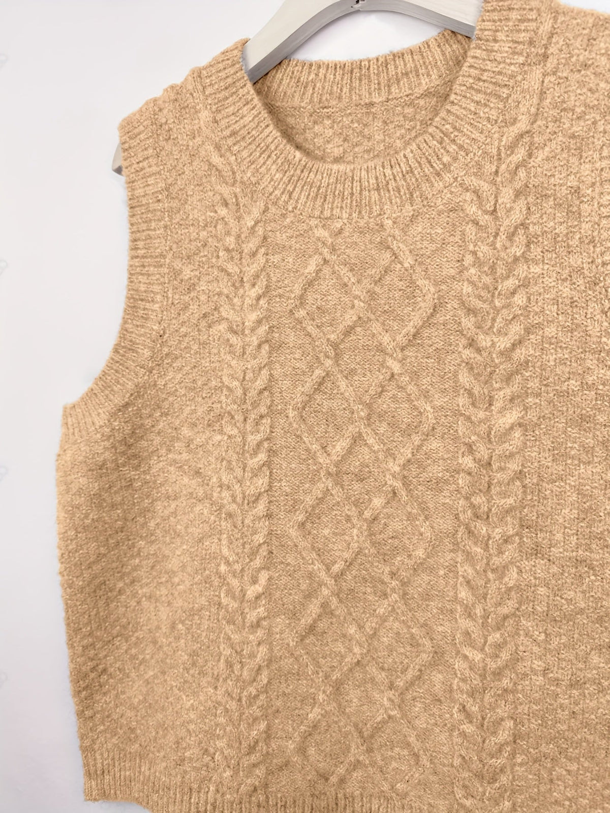Brooke | Cable-Knit Sweater Vest Image