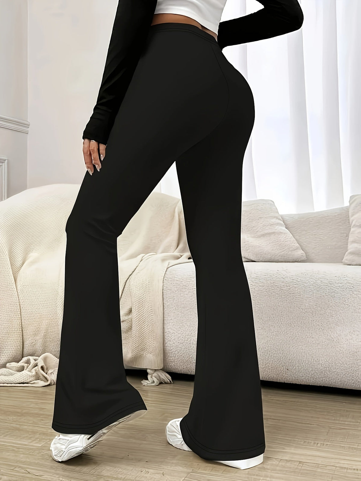 Marlene | High-Waist Flared Trousers Image