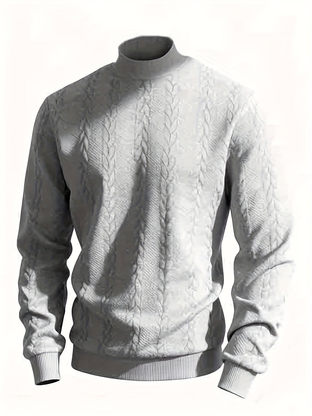 Merritt | Textured High-Neck Sweatshirt