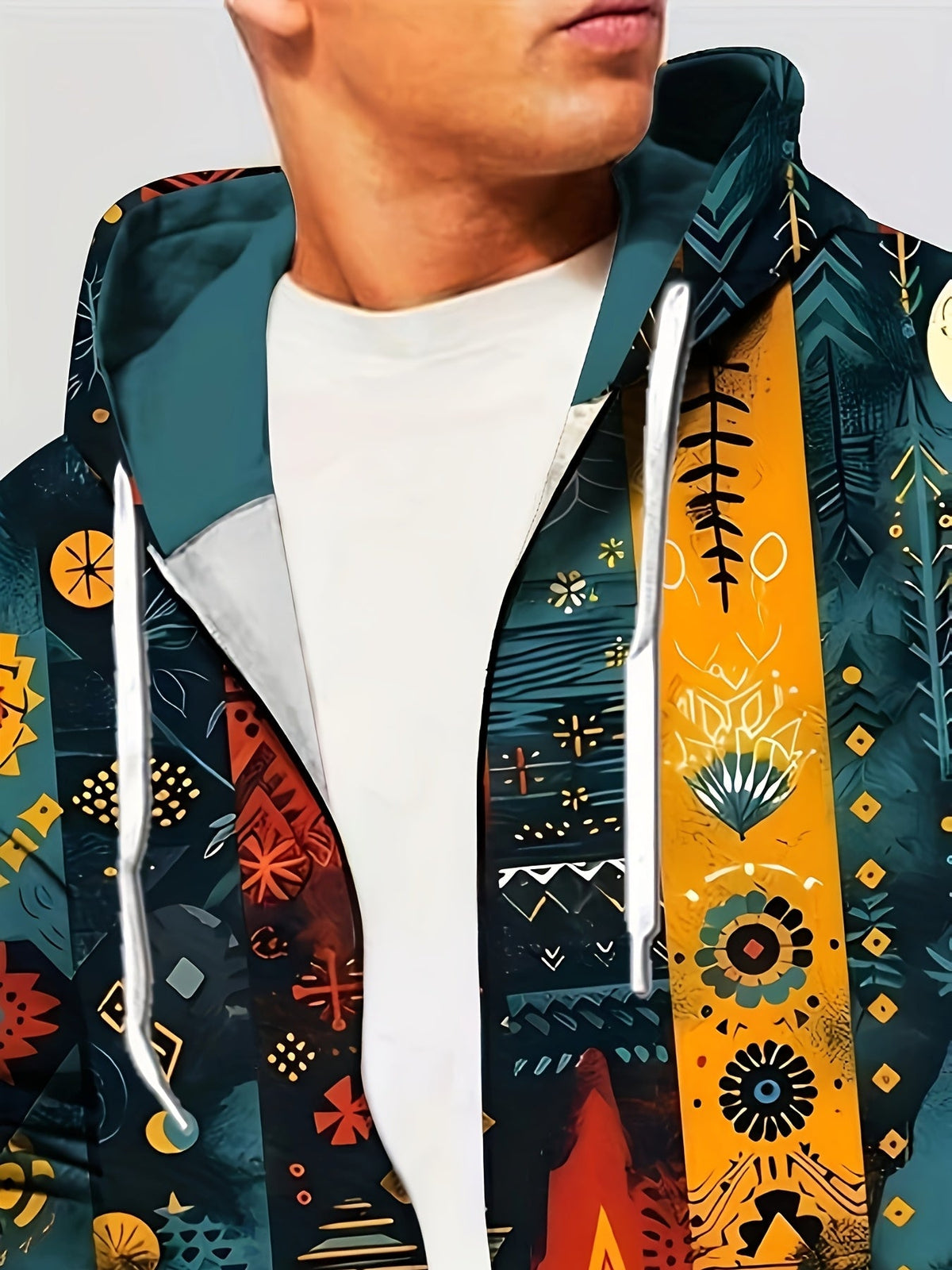 Merrick | Artful Hooded Jacket Image