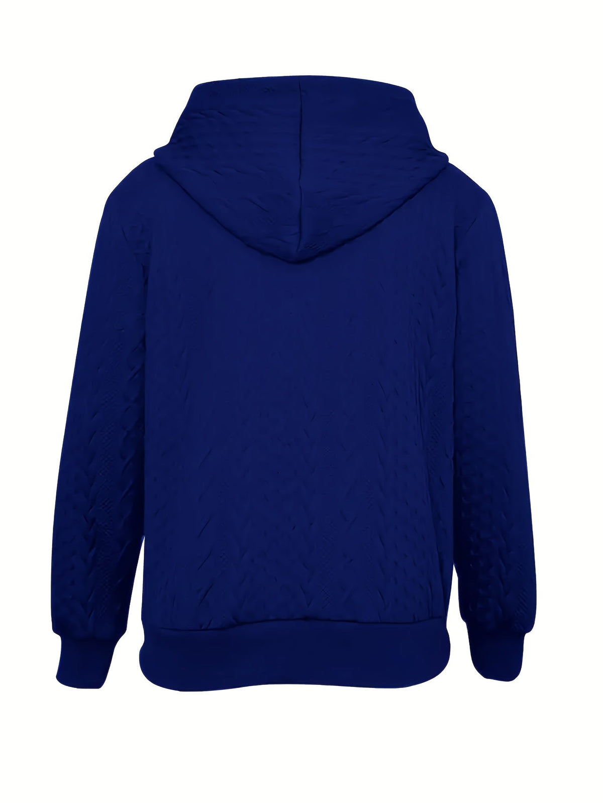 Delia | Textured Zip-Up Hooded Jacket Image