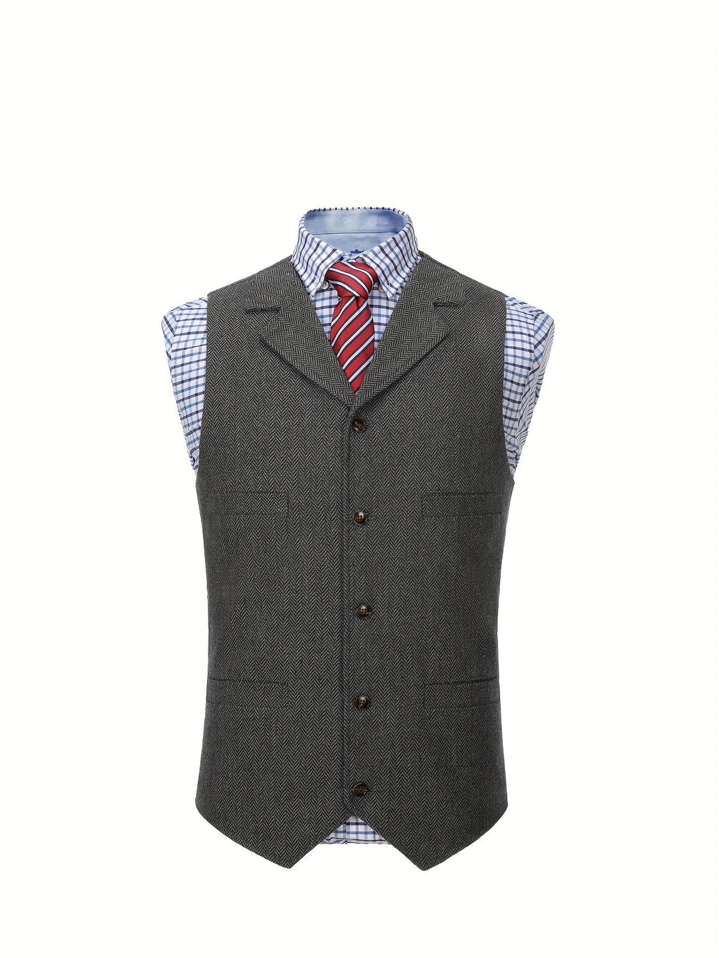 Colton | Heritage Herringbone Vest