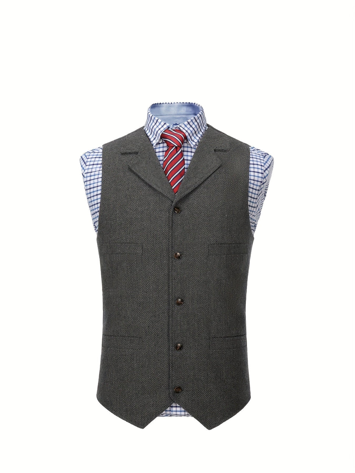 Colton | Heritage Herringbone Vest