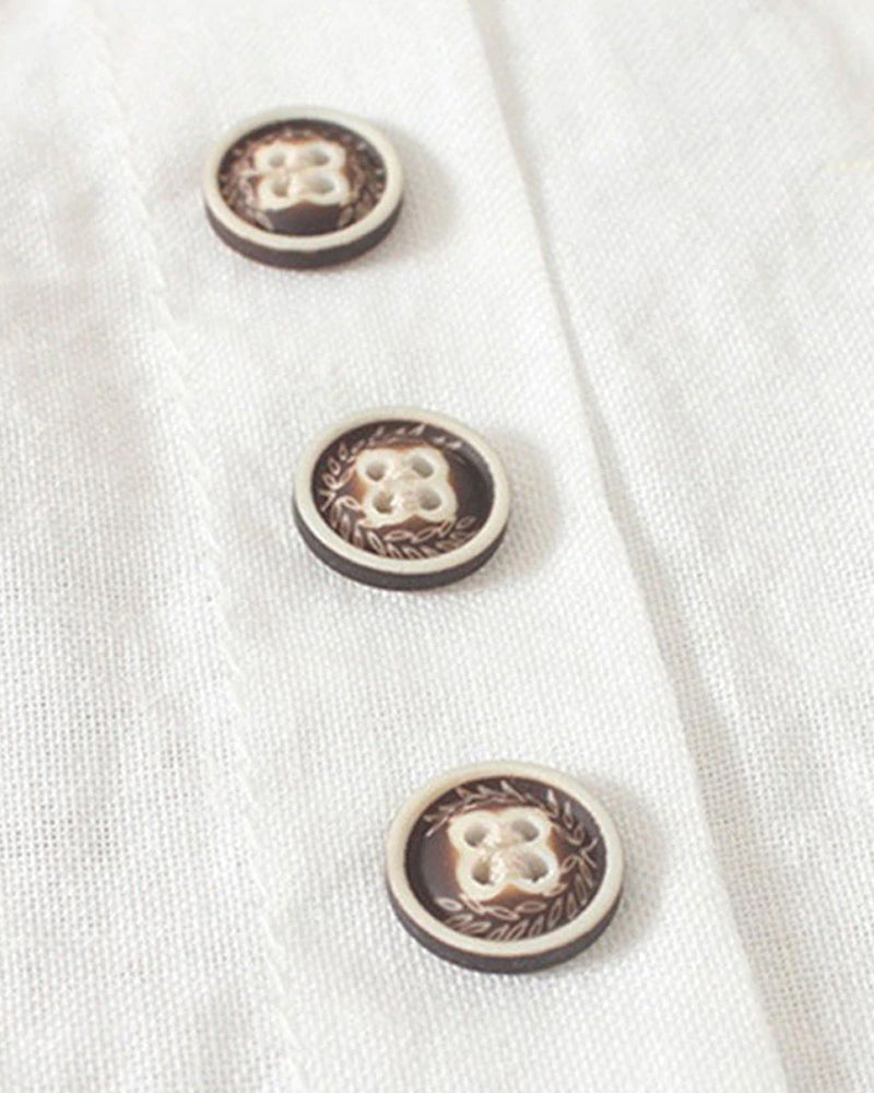 Olivia | Effortless Button Detail Summer Blouse Image