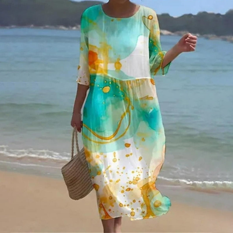 Miranda | Elegant Floral Summer Dress Image