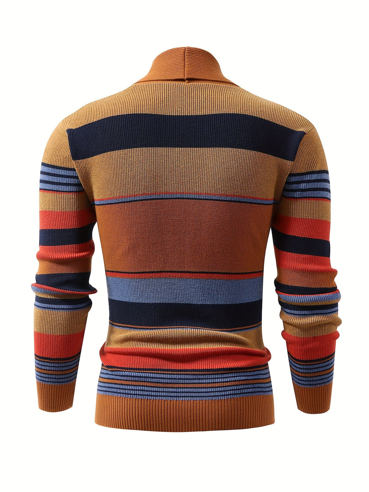 Rensley | Classic Striped Knit Cardigan Image